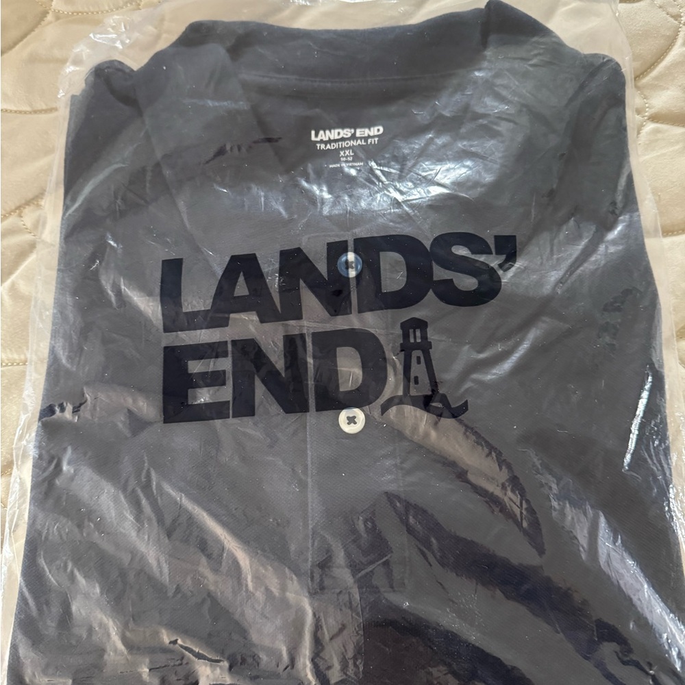 Brand new Lands' End Navy Polo Shirt